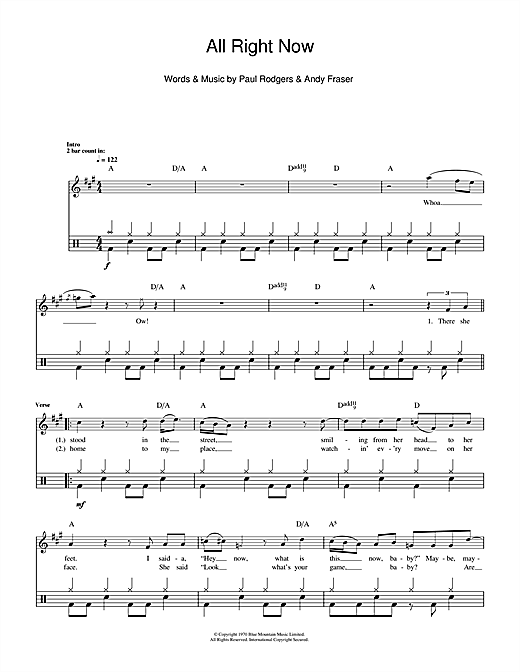 Absolutely free All Straight Presently Sheet Tunes Notes, Chords Down load Printable Drums - SKU: 112282 graphic about Free Printable Drum Sheet Music identified as Absolutely free All Immediately At present Sheet New music Notes, Chords Down load Printable Drums - SKU: 112282
