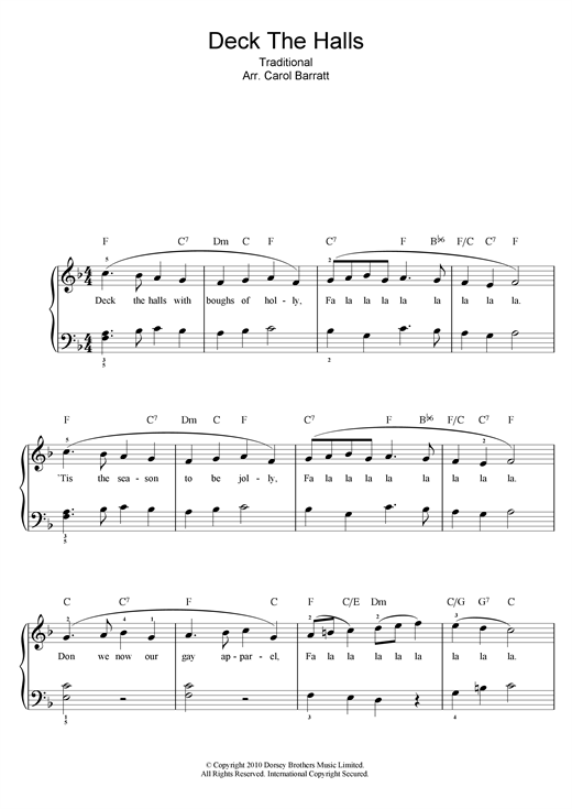 Preview Christmas Carol Deck The Halls Christmas sheet music, notes and chords for Piano & Vocal, SKU: 112461 sheet music, piano notes, chords, guitar tabs, score, transpose, transcribe, how to play, guide, download, learn, tutorial, progression, song, artist, awards, billboard, mtv, vh1, tour, single, album, release