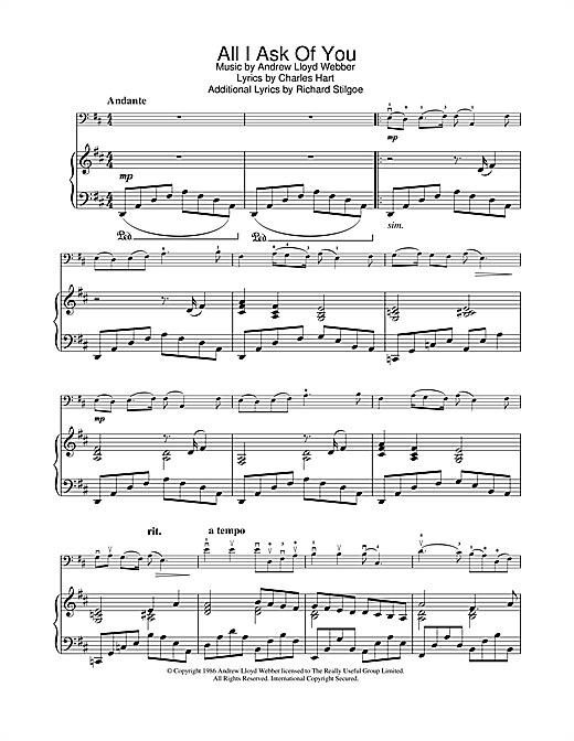 Preview Andrew Lloyd Webber All I Ask Of You (from The Phantom Of The Opera) Musicals sheet music, notes and chords for Cello, SKU: 112636 sheet music, piano notes, chords, guitar tabs, score, transpose, transcribe, how to play, guide, download, learn, tutorial, progression, song, artist, awards, billboard, mtv, vh1, tour, single, album, release