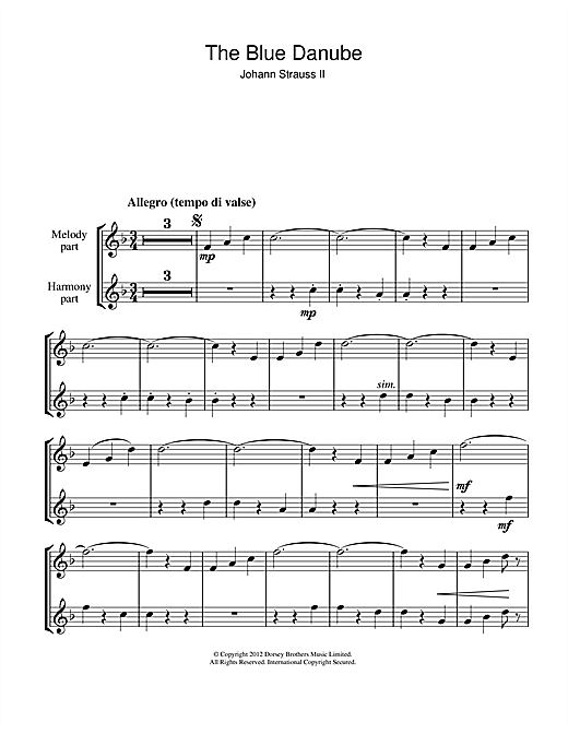 Preview Johann Strauss II (On The Beautiful) The Blue Danube Classical sheet music, notes and chords for Soprano (Descant) Recorder, SKU: 113380 sheet music, piano notes, chords, guitar tabs, score, transpose, transcribe, how to play, guide, download, learn, tutorial, progression, song, artist, awards, billboard, mtv, vh1, tour, single, album, release