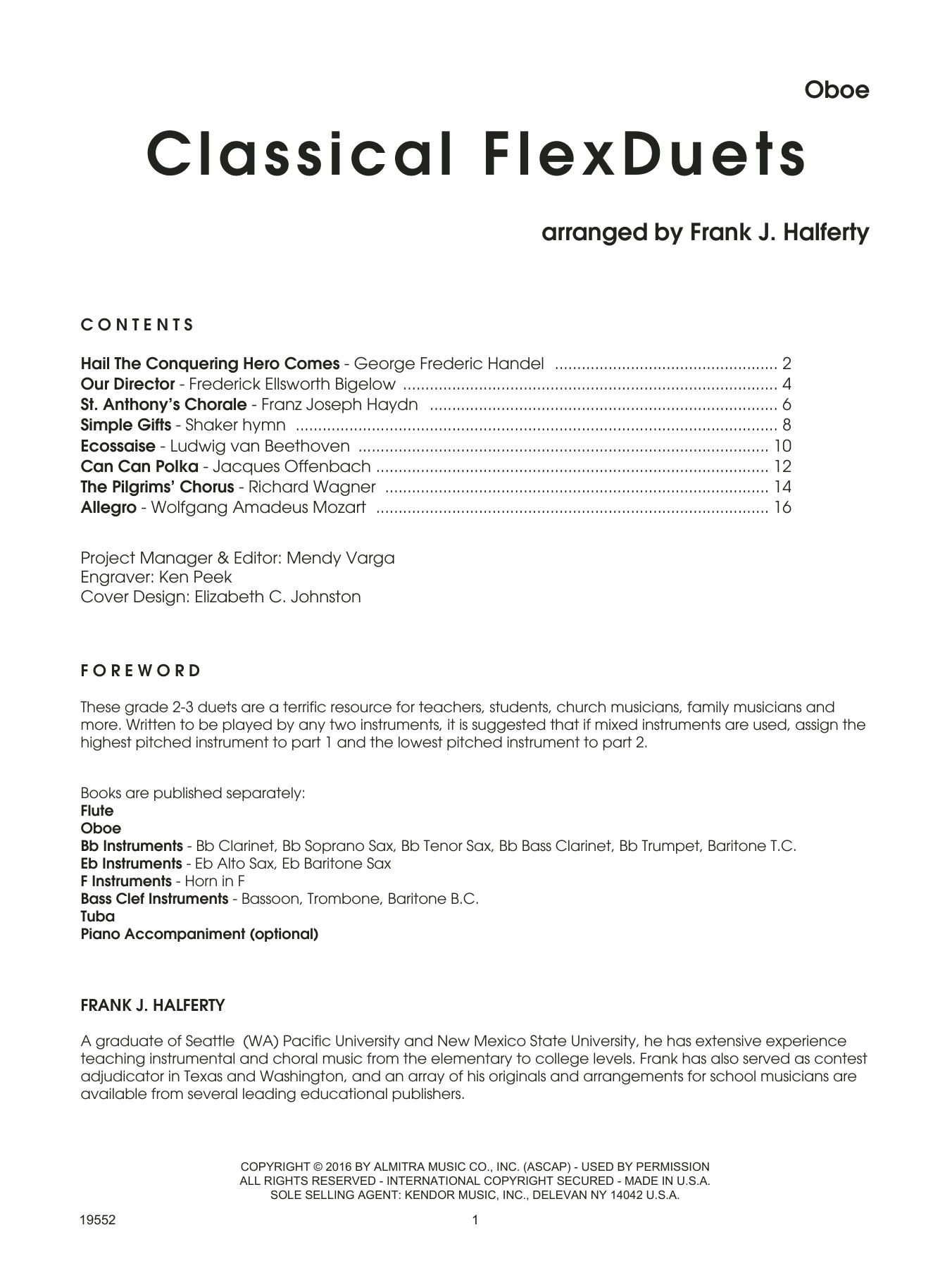 Preview Frank J. Halferty Classical FlexDuets - Oboe Unclassified sheet music, notes and chords for Wind Ensemble, SKU: 125080 sheet music, piano notes, chords, guitar tabs, score, transpose, transcribe, how to play, guide, download, learn, tutorial, progression, song, artist, awards, billboard, mtv, vh1, tour, single, album, release