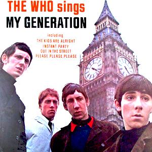 The Who The Who, My Generation, Piano, Vocal & Guitar (Right-Hand Melody)