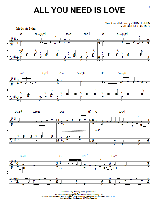 Preview The Beatles All You Need Is Love Rock sheet music, notes and chords for Piano, SKU: 150651 sheet music, piano notes, chords, guitar tabs, score, transpose, transcribe, how to play, guide, download, learn, tutorial, progression, song, artist, awards, billboard, mtv, vh1, tour, single, album, release