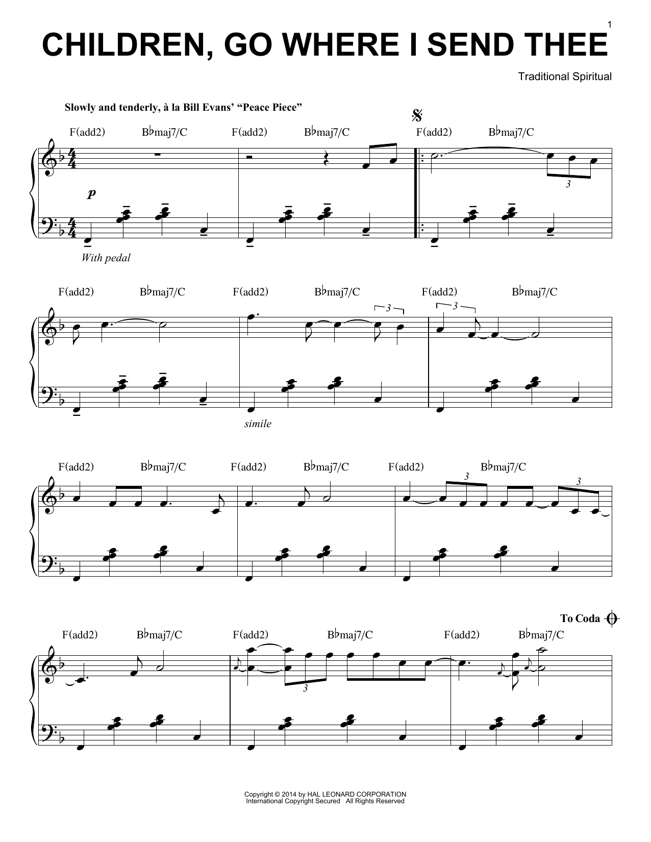 Preview Emily Crocker Children Go Where I Send Thee Sacred sheet music, notes and chords for Piano, SKU: 156346 sheet music, piano notes, chords, guitar tabs, score, transpose, transcribe, how to play, guide, download, learn, tutorial, progression, song, artist, awards, billboard, mtv, vh1, tour, single, album, release