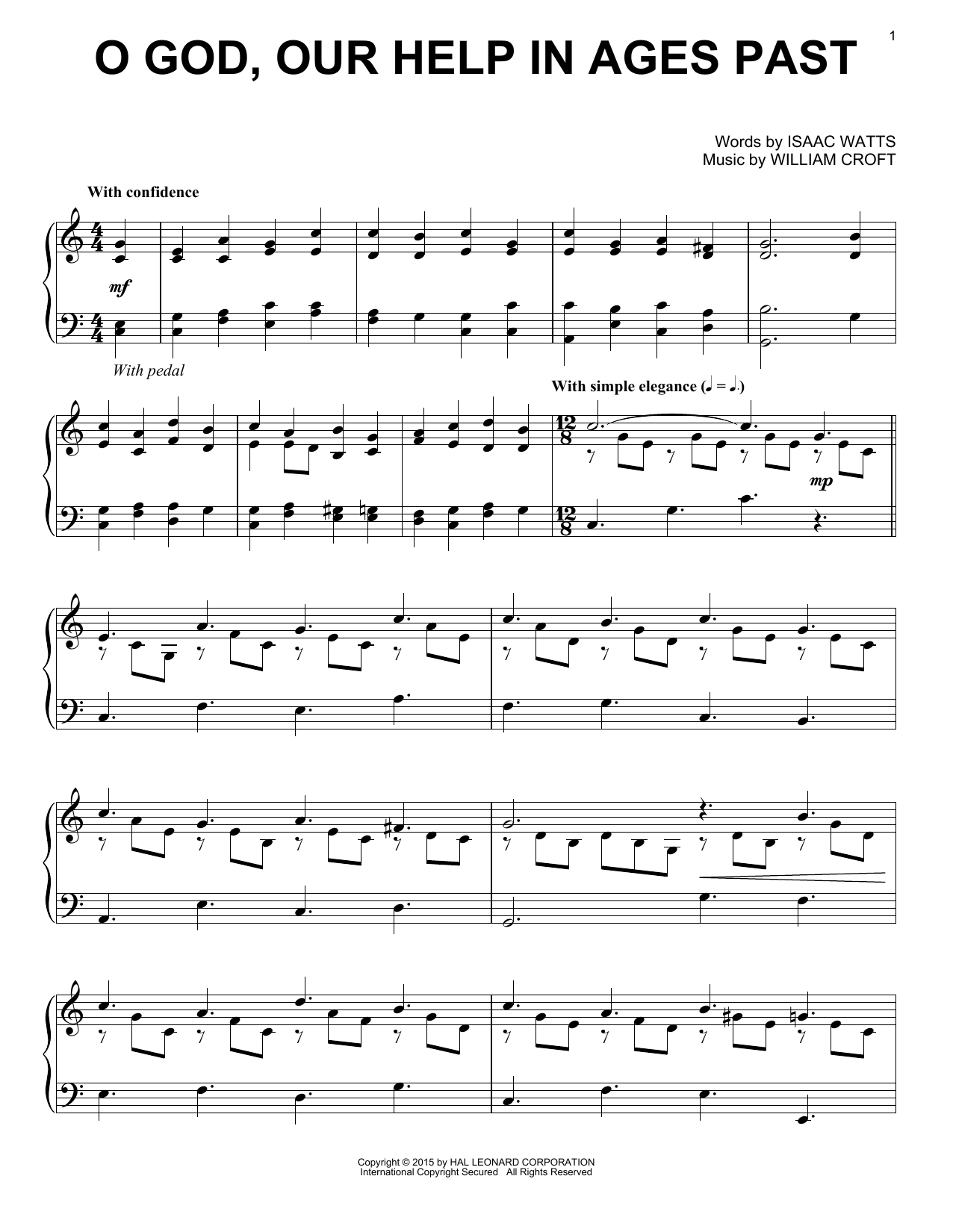 Preview Isaac Watts O God, Our Help In Ages Past Religious sheet music, notes and chords for Piano, SKU: 159461 sheet music, piano notes, chords, guitar tabs, score, transpose, transcribe, how to play, guide, download, learn, tutorial, progression, song, artist, awards, billboard, mtv, vh1, tour, single, album, release