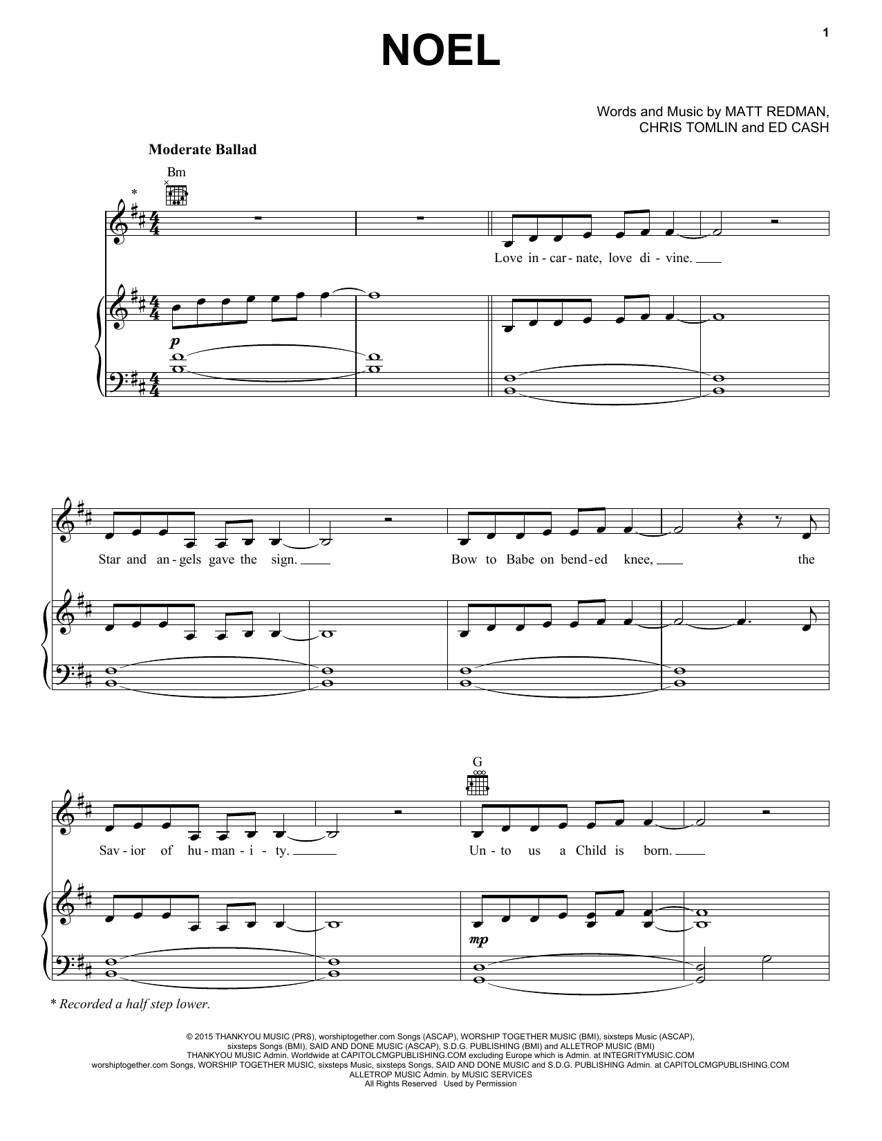 Preview Lauren Daigle Noel Religious sheet music, notes and chords for Piano, Vocal & Guitar (Right-Hand Melody), SKU: 162713 sheet music, piano notes, chords, guitar tabs, score, transpose, transcribe, how to play, guide, download, learn, tutorial, progression, song, artist, awards, billboard, mtv, vh1, tour, single, album, release