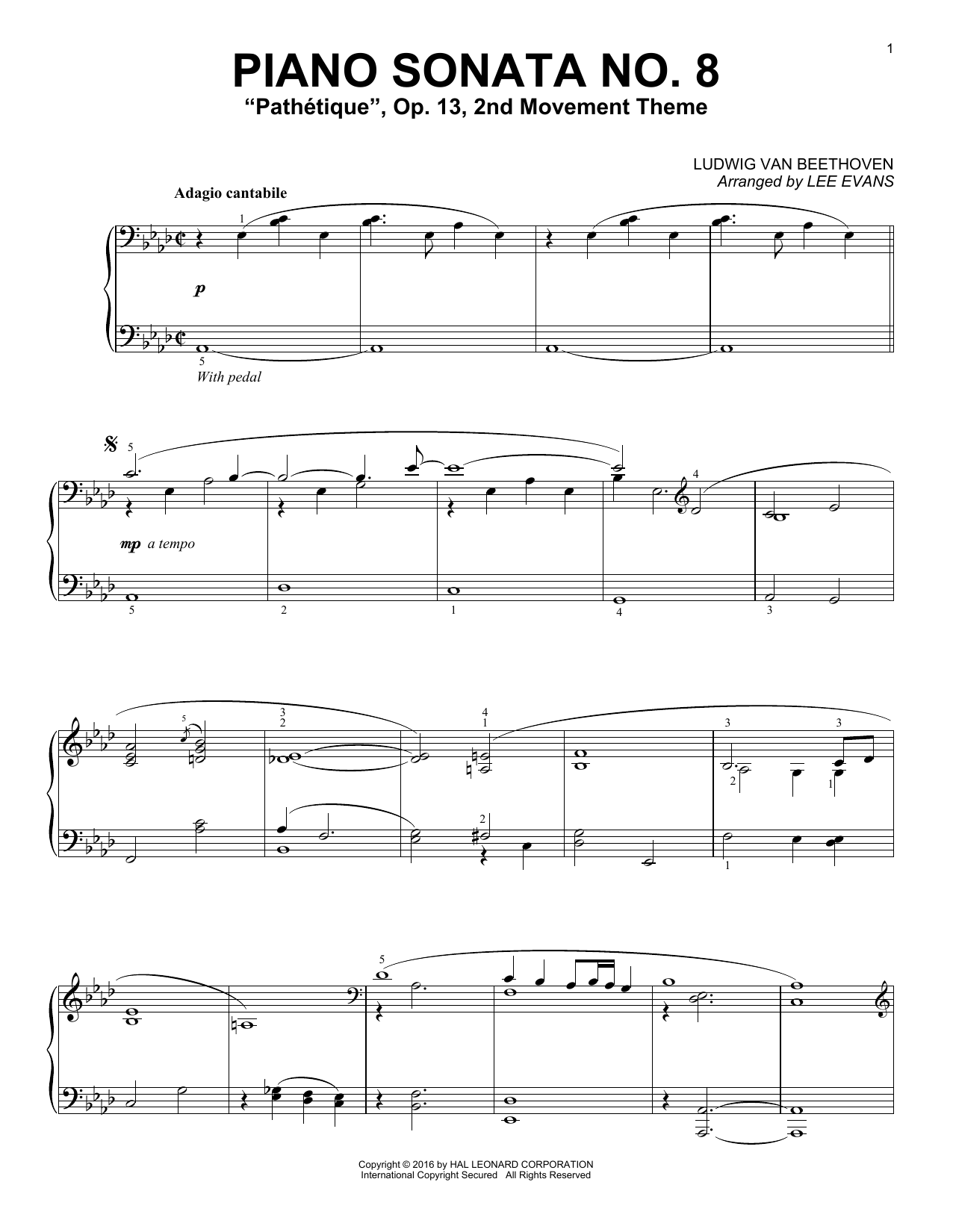 Preview Lee Evans Piano Sonata No. 8, Op. 13 ( sheet music, piano notes, chords, guitar tabs, score, transpose, transcribe, how to play, guide, download, learn, tutorial, progression, song, artist, awards, billboard, mtv, vh1, tour, single, album, release