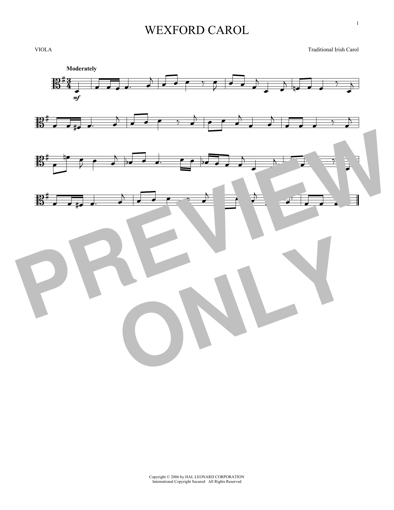 Preview Traditional Irish Carol Wexford Carol World sheet music, notes and chords for Viola, SKU: 166330 sheet music, piano notes, chords, guitar tabs, score, transpose, transcribe, how to play, guide, download, learn, tutorial, progression, song, artist, awards, billboard, mtv, vh1, tour, single, album, release
