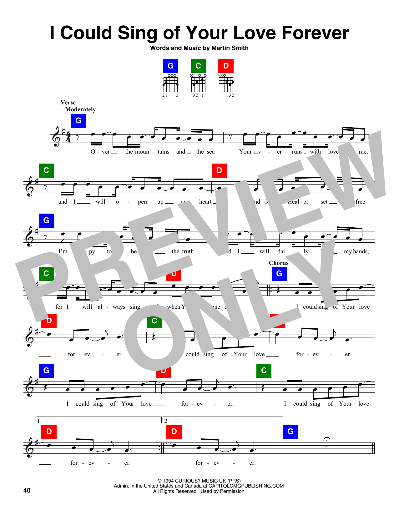 Preview Martin Smith I Could Sing Of Your Love Forever Religious sheet music, notes and chords for ChordBuddy, SKU: 166442 sheet music, piano notes, chords, guitar tabs, score, transpose, transcribe, how to play, guide, download, learn, tutorial, progression, song, artist, awards, billboard, mtv, vh1, tour, single, album, release