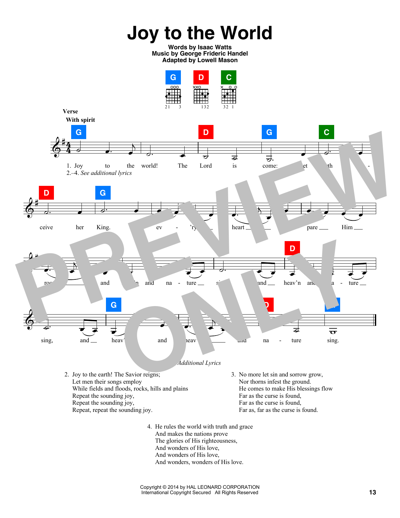 Preview George Frideric Handel Joy To The World Baroque sheet music, notes and chords for ChordBuddy, SKU: 166524 sheet music, piano notes, chords, guitar tabs, score, transpose, transcribe, how to play, guide, download, learn, tutorial, progression, song, artist, awards, billboard, mtv, vh1, tour, single, album, release