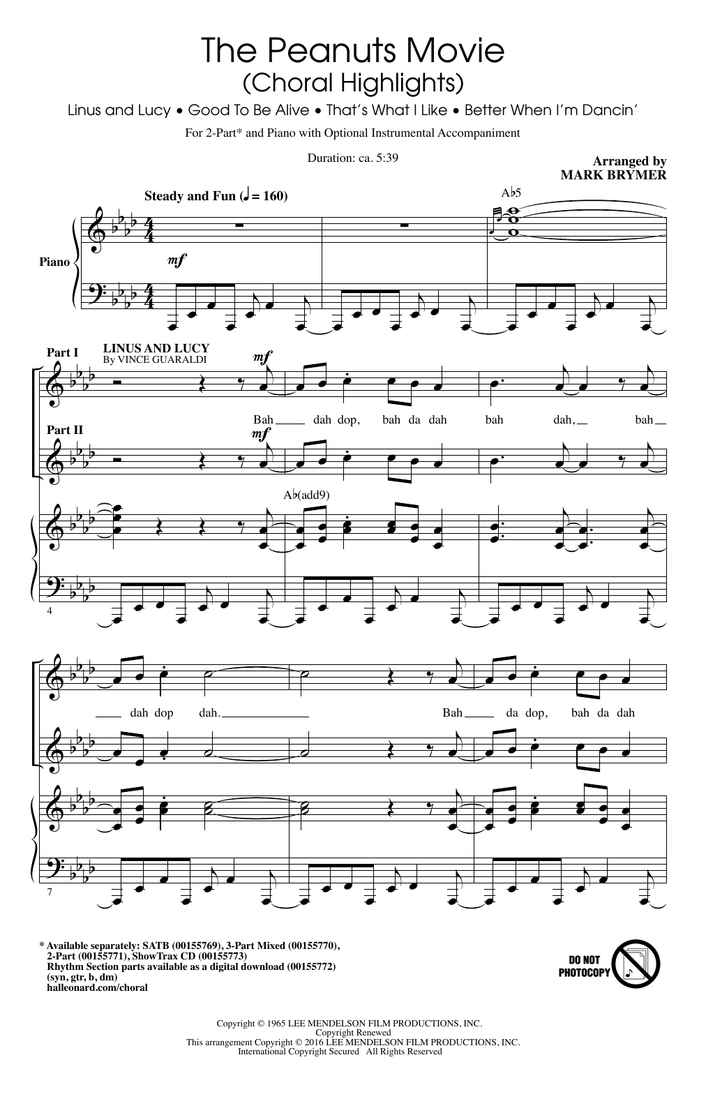 Preview Mark Brymer Better When I'm Dancin' Children sheet music, notes and chords for 2-Part Choir, SKU: 170489 sheet music, piano notes, chords, guitar tabs, score, transpose, transcribe, how to play, guide, download, learn, tutorial, progression, song, artist, awards, billboard, mtv, vh1, tour, single, album, release
