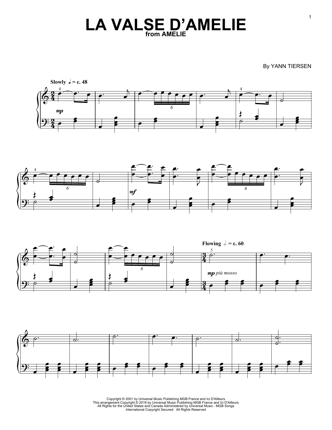 Preview Yann Tiersen La Valse D'Amelie Classical sheet music, notes and chords for Piano, SKU: 172130 sheet music, piano notes, chords, guitar tabs, score, transpose, transcribe, how to play, guide, download, learn, tutorial, progression, song, artist, awards, billboard, mtv, vh1, tour, single, album, release