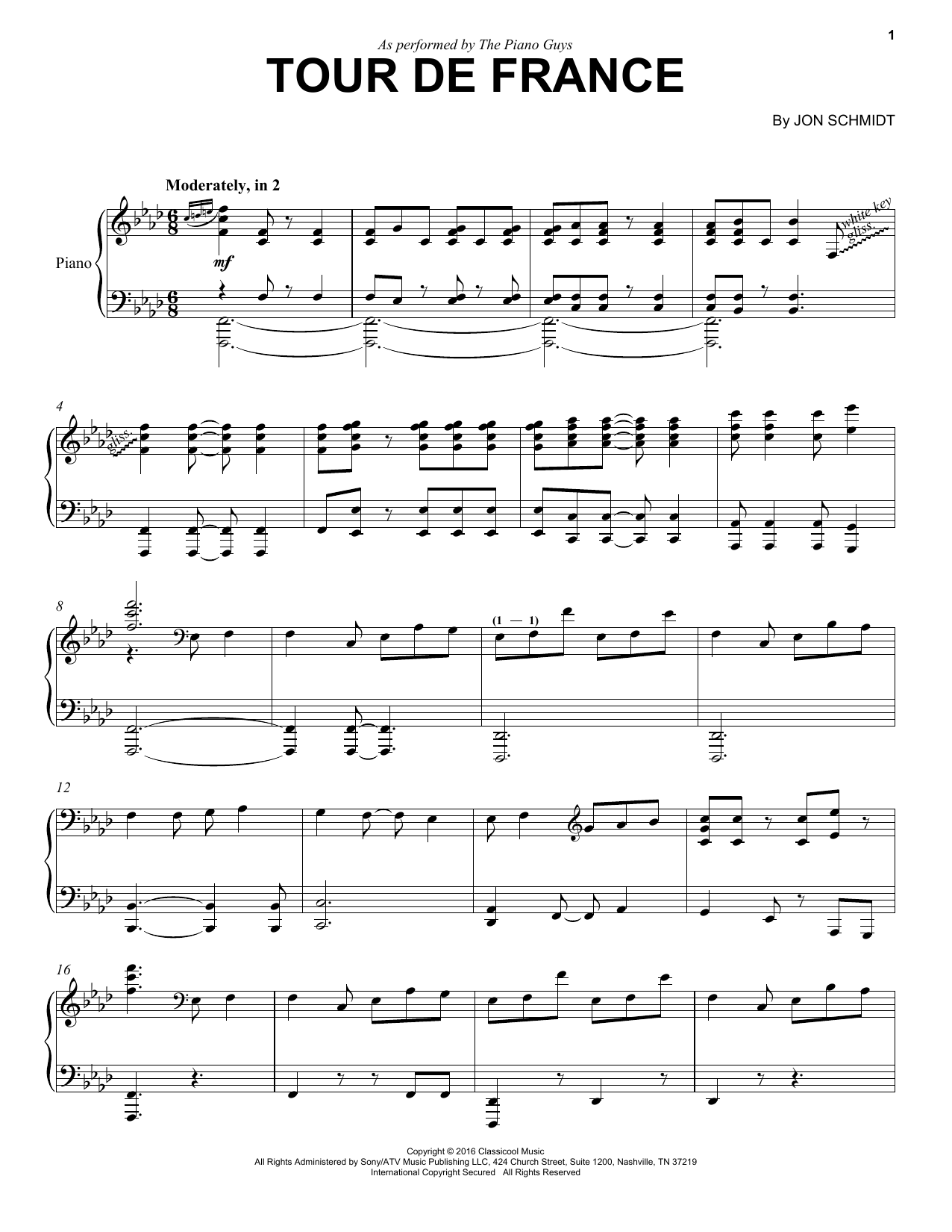 Preview The Piano Guys Tour De France Pop sheet music, notes and chords for Piano, SKU: 175550 sheet music, piano notes, chords, guitar tabs, score, transpose, transcribe, how to play, guide, download, learn, tutorial, progression, song, artist, awards, billboard, mtv, vh1, tour, single, album, release