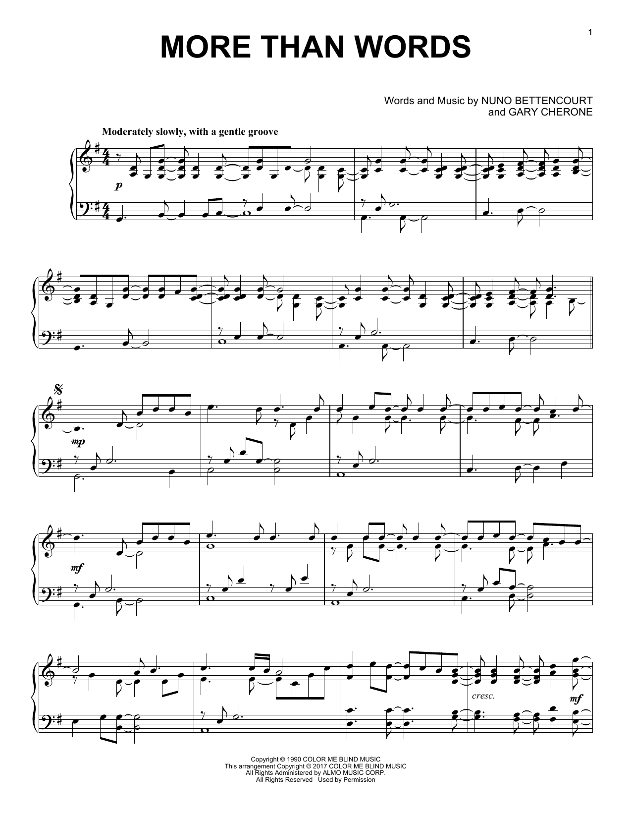 Preview Extreme More Than Words Pop sheet music, notes and chords for Piano, SKU: 178216 sheet music, piano notes, chords, guitar tabs, score, transpose, transcribe, how to play, guide, download, learn, tutorial, progression, song, artist, awards, billboard, mtv, vh1, tour, single, album, release