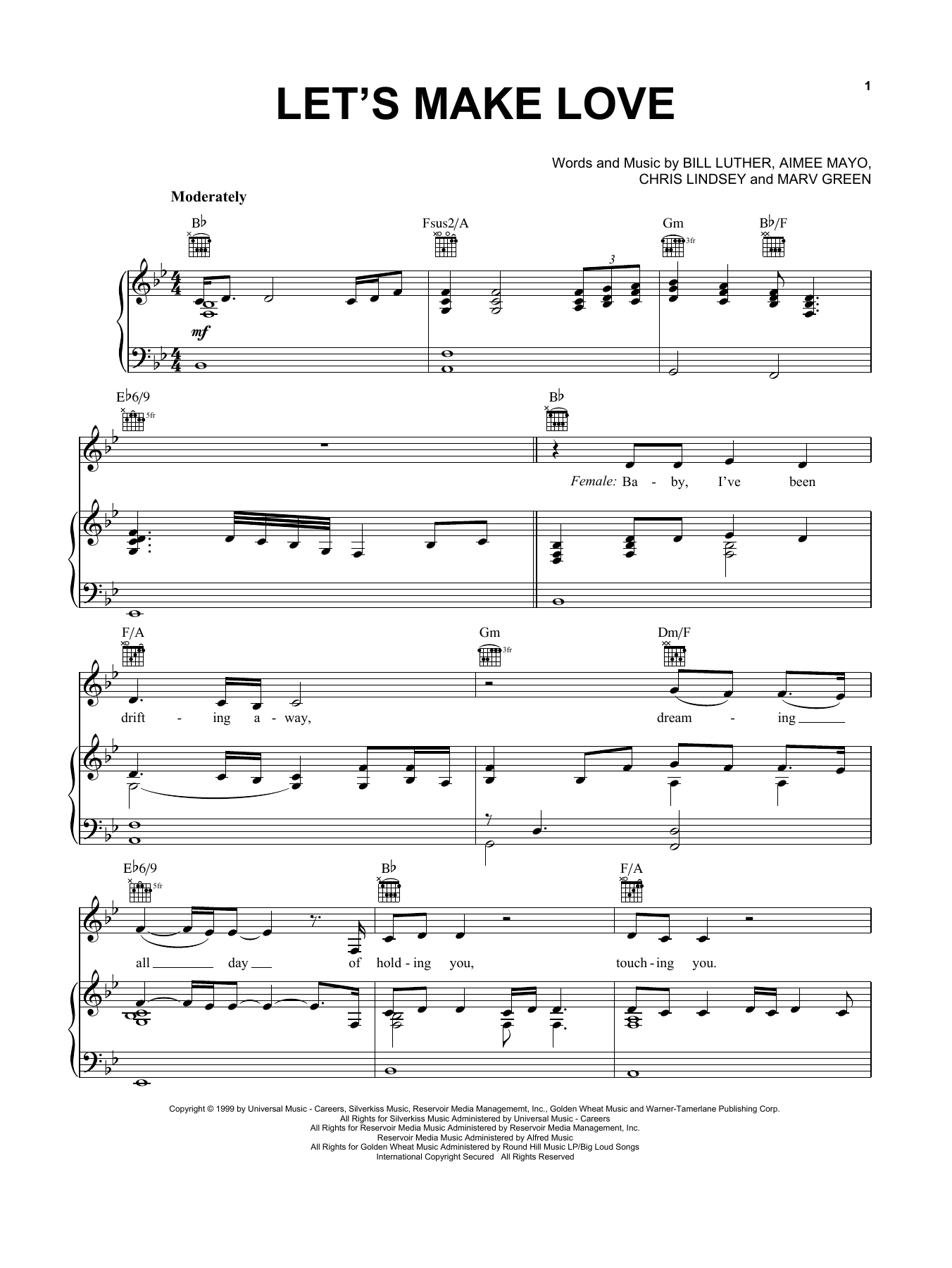 Preview Faith Hill with Tim McGraw Let's Make Love Country sheet music, notes and chords for Piano, Vocal & Guitar (Right-Hand Melody), SKU: 18229 sheet music, piano notes, chords, guitar tabs, score, transpose, transcribe, how to play, guide, download, learn, tutorial, progression, song, artist, awards, billboard, mtv, vh1, tour, single, album, release