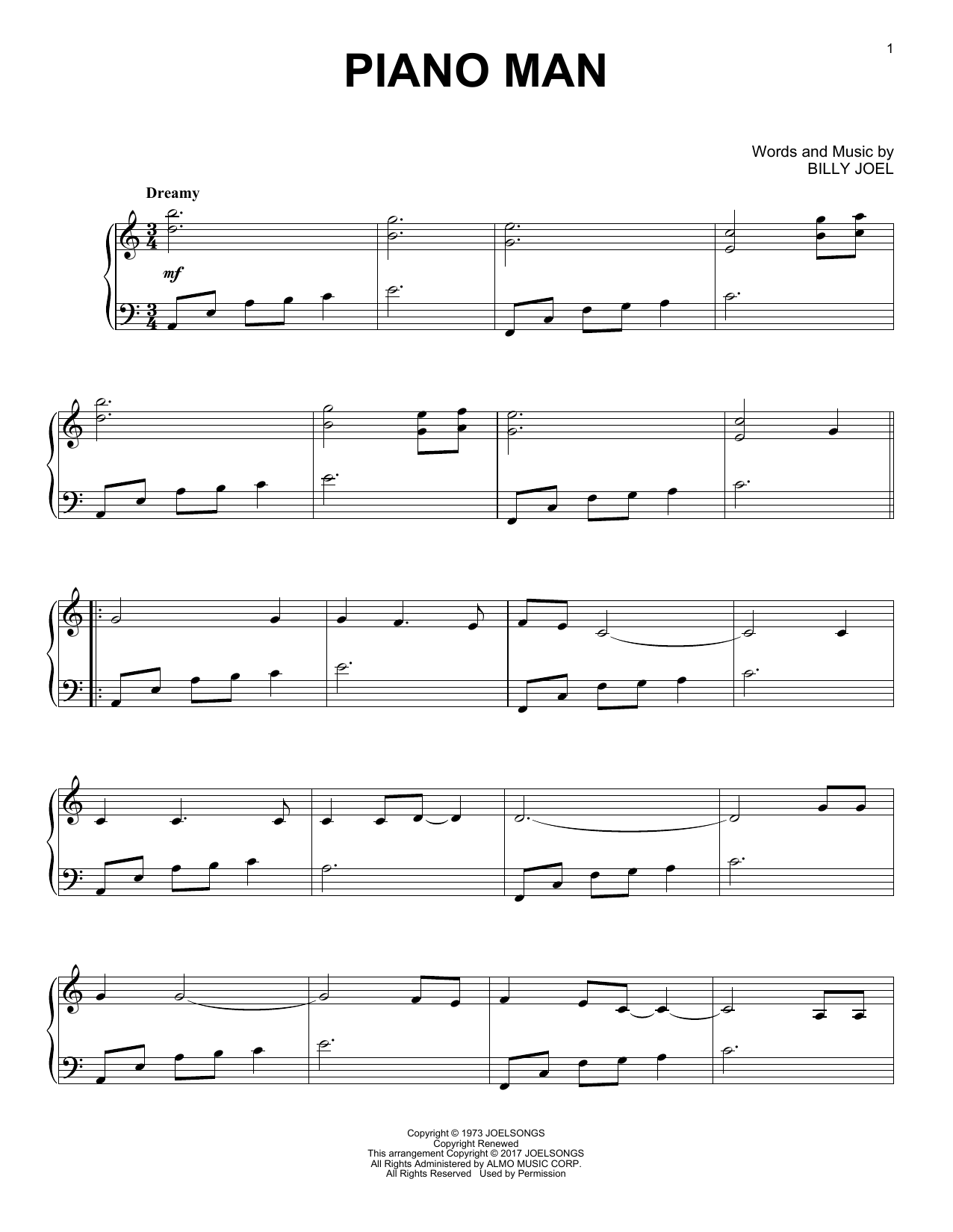 Preview Billy Joel Piano Man Rock sheet music, notes and chords for Piano, SKU: 185309 sheet music, piano notes, chords, guitar tabs, score, transpose, transcribe, how to play, guide, download, learn, tutorial, progression, song, artist, awards, billboard, mtv, vh1, tour, single, album, release