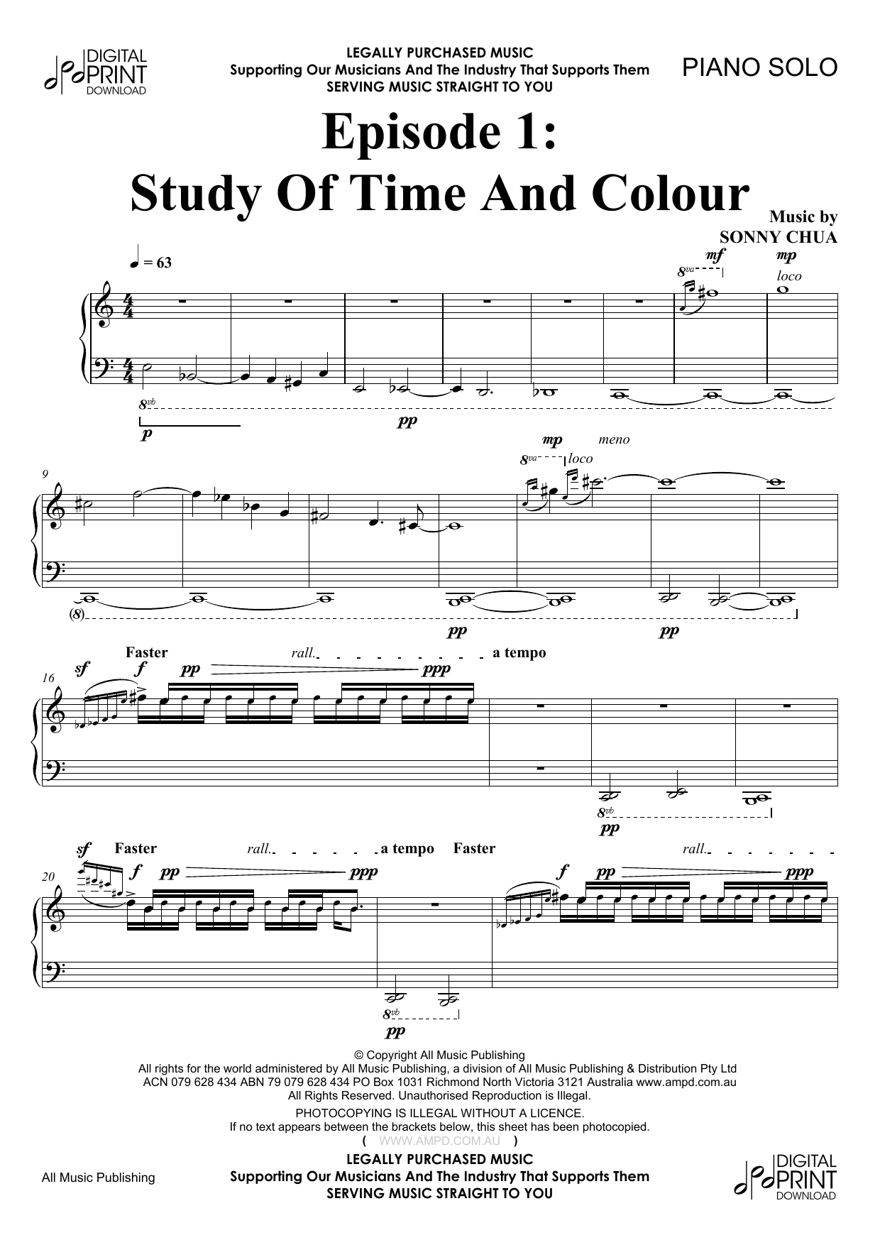 Preview Sonny Chua Episode 1 Study Of Time And Colour Easy Listening sheet music, notes and chords for Piano, SKU: 185825 sheet music, piano notes, chords, guitar tabs, score, transpose, transcribe, how to play, guide, download, learn, tutorial, progression, song, artist, awards, billboard, mtv, vh1, tour, single, album, release