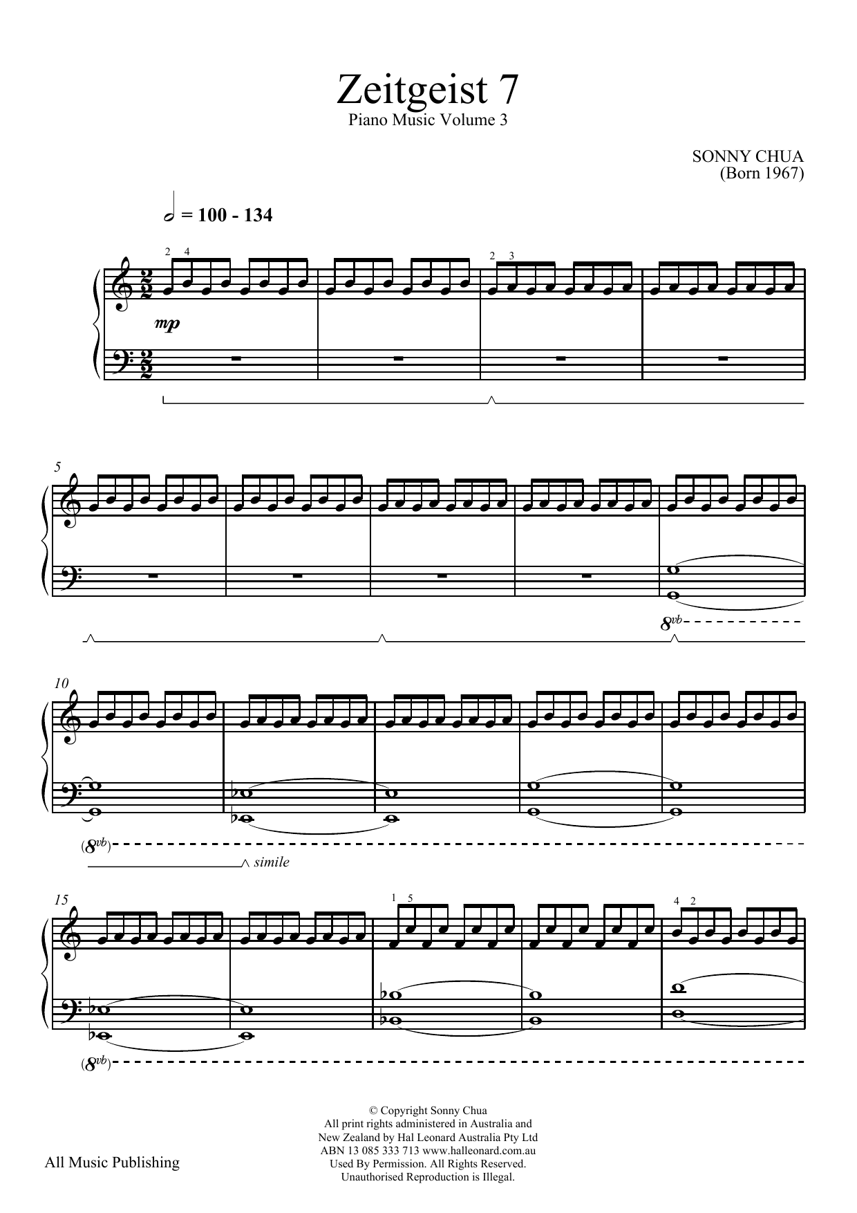 Preview Sonny Chua Zeitgeist 7 (From Piano Music Vol 3) Easy Listening sheet music, notes and chords for Piano, SKU: 186290 sheet music, piano notes, chords, guitar tabs, score, transpose, transcribe, how to play, guide, download, learn, tutorial, progression, song, artist, awards, billboard, mtv, vh1, tour, single, album, release