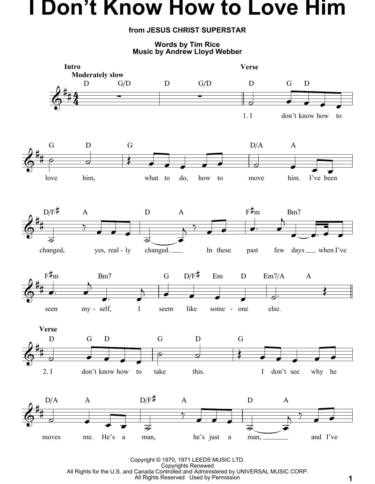 Preview Andrew Lloyd Webber I Don't Know How To Love Him Broadway sheet music, notes and chords for Voice, SKU: 194235 sheet music, piano notes, chords, guitar tabs, score, transpose, transcribe, how to play, guide, download, learn, tutorial, progression, song, artist, awards, billboard, mtv, vh1, tour, single, album, release