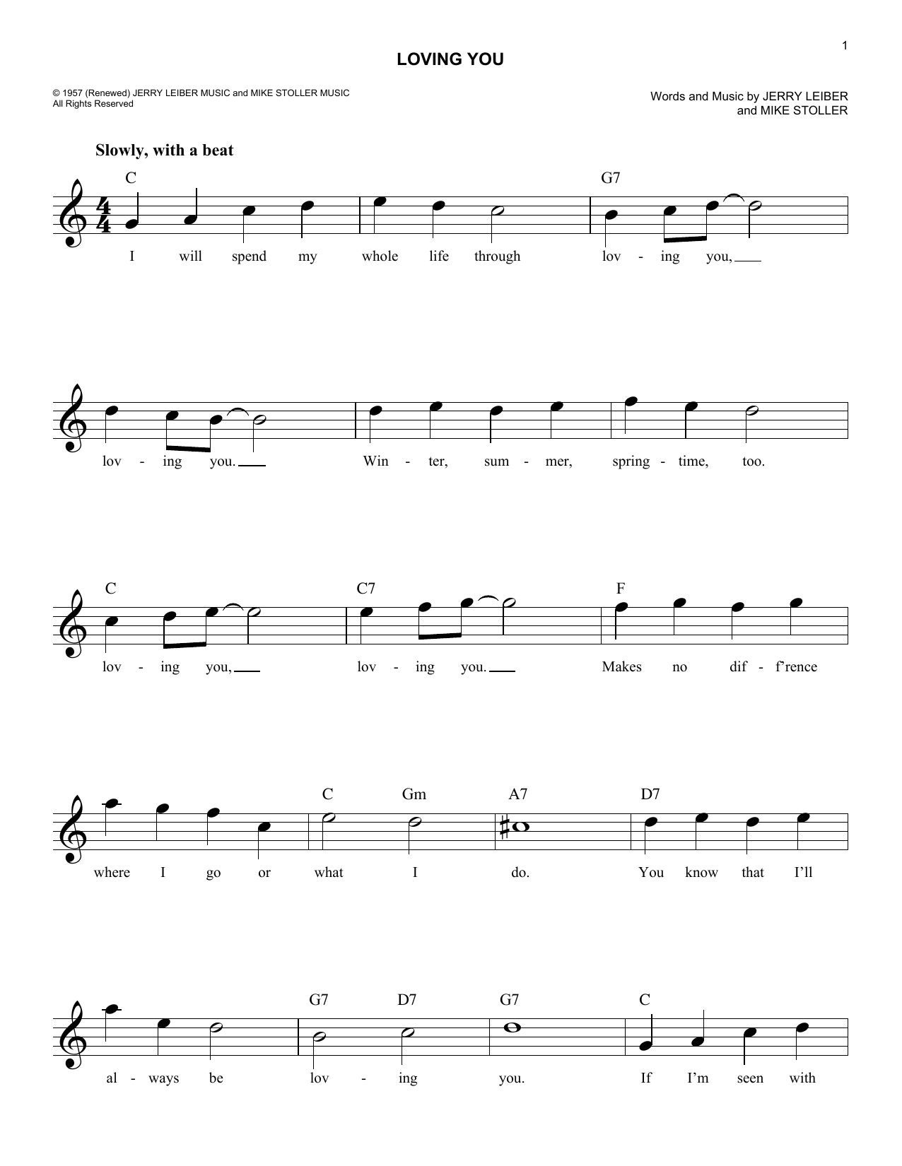 Preview Elvis Presley Loving You Pop sheet music, notes and chords for Melody Line, Lyrics & Chords, SKU: 195153 sheet music, piano notes, chords, guitar tabs, score, transpose, transcribe, how to play, guide, download, learn, tutorial, progression, song, artist, awards, billboard, mtv, vh1, tour, single, album, release
