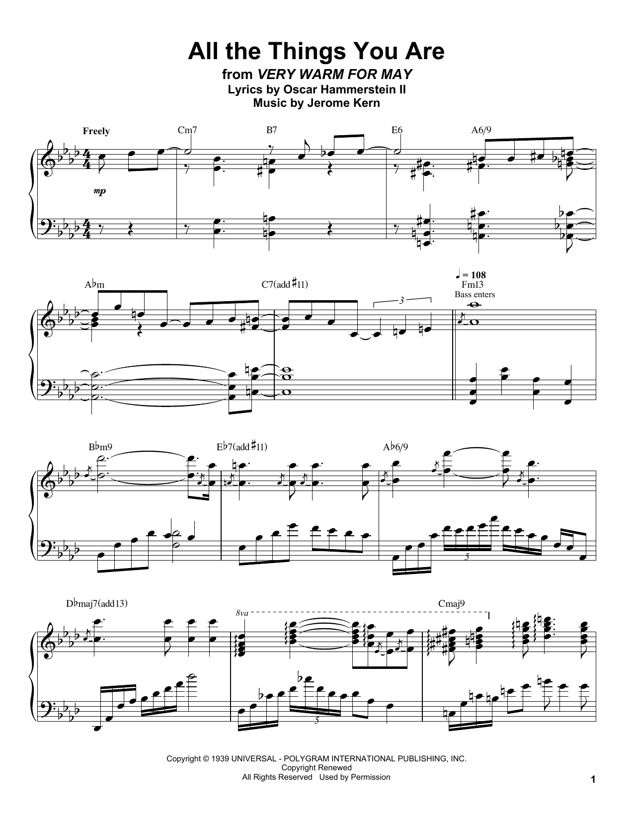 Preview Oscar Peterson All The Things You Are Jazz sheet music, notes and chords for Piano Transcription, SKU: 198609 sheet music, piano notes, chords, guitar tabs, score, transpose, transcribe, how to play, guide, download, learn, tutorial, progression, song, artist, awards, billboard, mtv, vh1, tour, single, album, release
