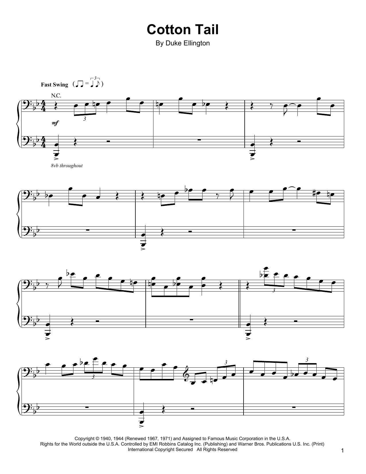 Preview Oscar Peterson Cotton Tail Folk sheet music, notes and chords for Piano Transcription, SKU: 198958 sheet music, piano notes, chords, guitar tabs, score, transpose, transcribe, how to play, guide, download, learn, tutorial, progression, song, artist, awards, billboard, mtv, vh1, tour, single, album, release