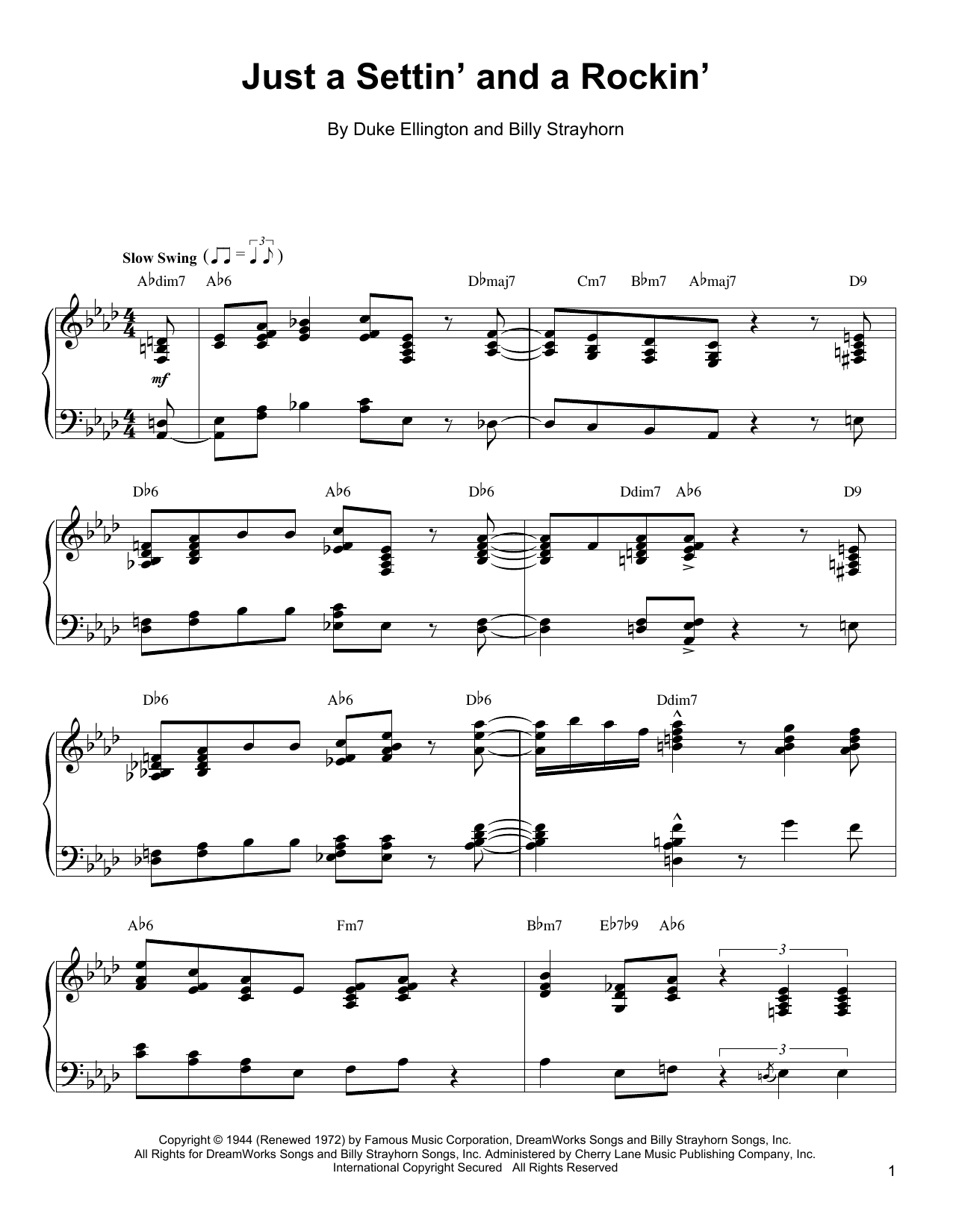 Preview Oscar Peterson Just A Settin' And A Rockin' Jazz sheet music, notes and chords for Piano Transcription, SKU: 198969 sheet music, piano notes, chords, guitar tabs, score, transpose, transcribe, how to play, guide, download, learn, tutorial, progression, song, artist, awards, billboard, mtv, vh1, tour, single, album, release