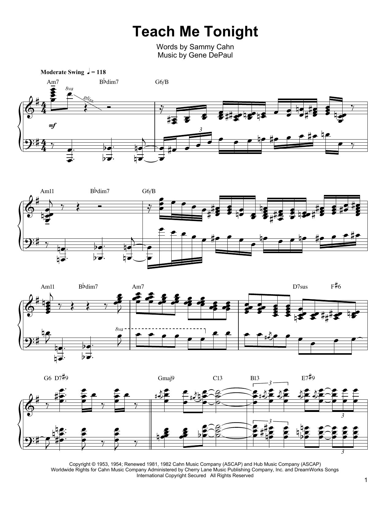 Preview Oscar Peterson Teach Me Tonight Folk sheet music, notes and chords for Piano Transcription, SKU: 199001 sheet music, piano notes, chords, guitar tabs, score, transpose, transcribe, how to play, guide, download, learn, tutorial, progression, song, artist, awards, billboard, mtv, vh1, tour, single, album, release