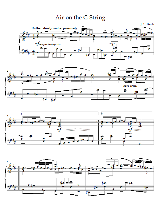 Preview Johann Sebastian Bach Air On The G String Classical sheet music, notes and chords for Piano, SKU: 21522 sheet music, piano notes, chords, guitar tabs, score, transpose, transcribe, how to play, guide, download, learn, tutorial, progression, song, artist, awards, billboard, mtv, vh1, tour, single, album, release