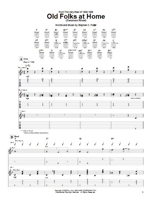 Preview Django Reinhardt Old Folks At Home (Swanee River) Jazz sheet music, notes and chords for Guitar Tab, SKU: 21971 sheet music, piano notes, chords, guitar tabs, score, transpose, transcribe, how to play, guide, download, learn, tutorial, progression, song, artist, awards, billboard, mtv, vh1, tour, single, album, release