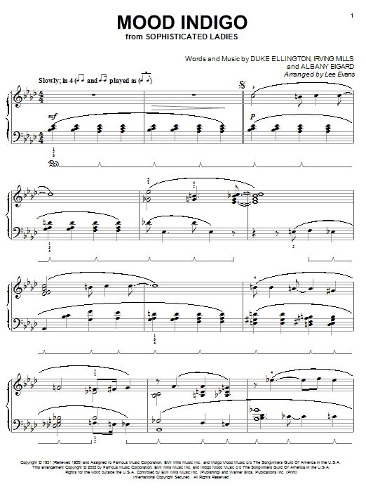Preview Duke Ellington Mood Indigo Pop sheet music, notes and chords for Piano, SKU: 22040 sheet music, piano notes, chords, guitar tabs, score, transpose, transcribe, how to play, guide, download, learn, tutorial, progression, song, artist, awards, billboard, mtv, vh1, tour, single, album, release