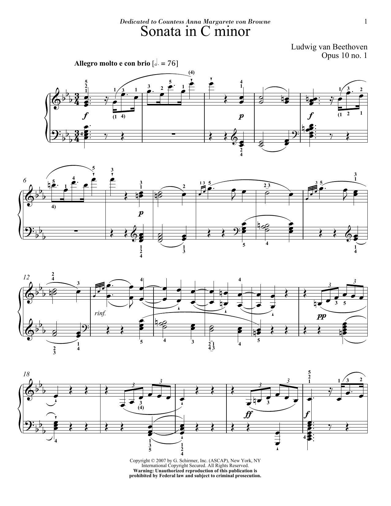 Preview Ludwig van Beethoven Piano Sonata No. 5 In C Minor, Op. 10, No. 1 Classical sheet music, notes and chords for Piano, SKU: 251169 sheet music, piano notes, chords, guitar tabs, score, transpose, transcribe, how to play, guide, download, learn, tutorial, progression, song, artist, awards, billboard, mtv, vh1, tour, single, album, release