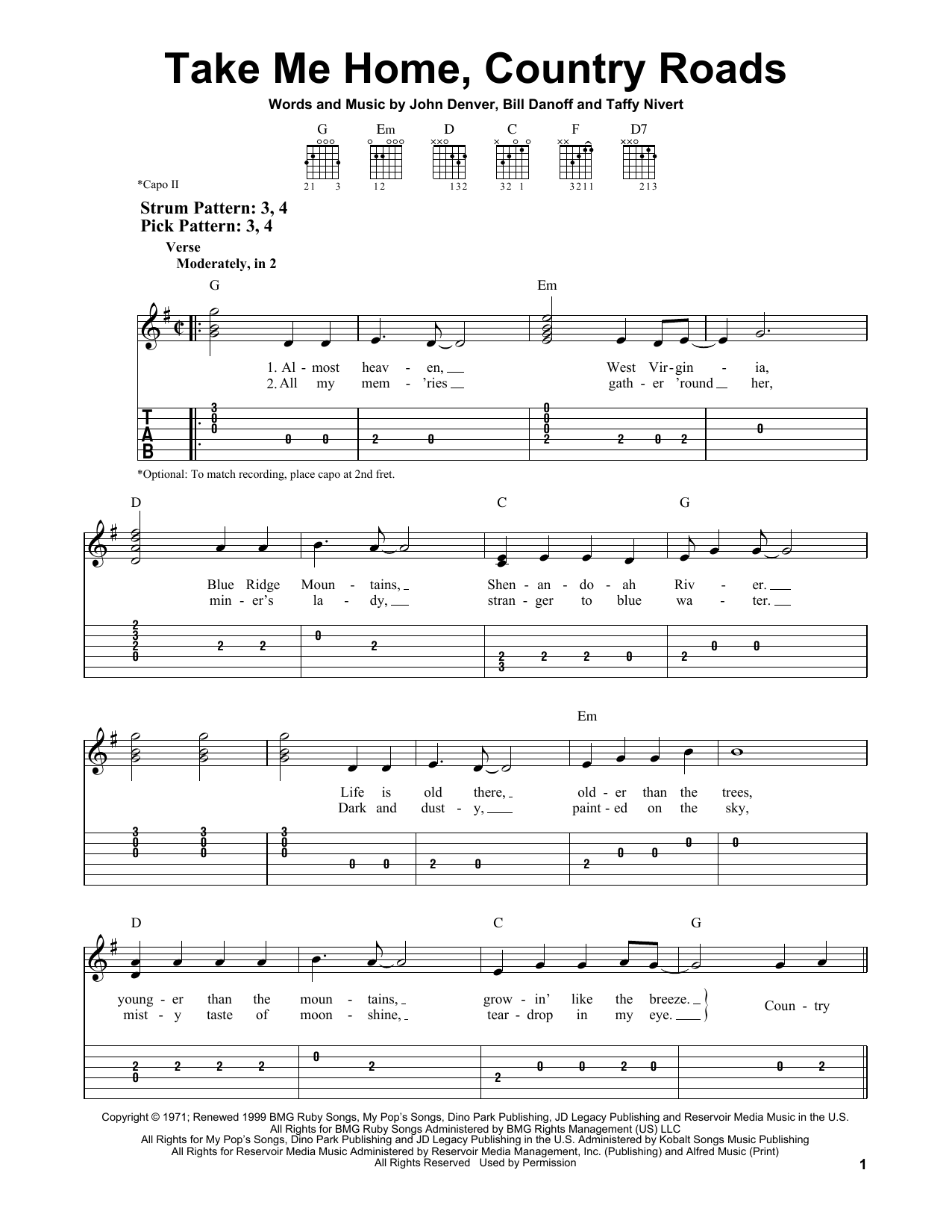 Lyrics Center John Denver Take Me Home Country Roads Lyrics And Chords