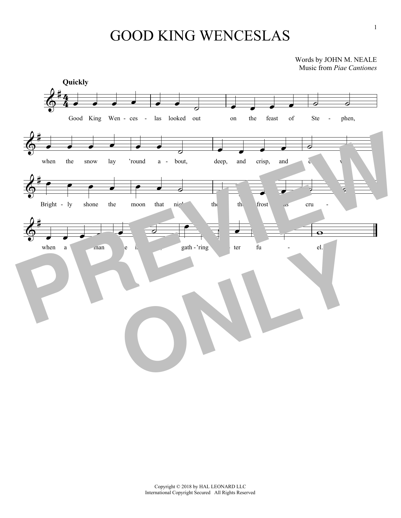 Preview John M. Neale Good King Wenceslas Carol sheet music, notes and chords for OCRNA, SKU: 403754 sheet music, piano notes, chords, guitar tabs, score, transpose, transcribe, how to play, guide, download, learn, tutorial, progression, song, artist, awards, billboard, mtv, vh1, tour, single, album, release