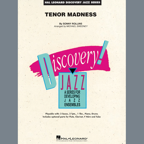 Sonny Rollins Sonny Rollins, Tenor Madness (arr. Mark Taylor) - Part 2 - Alto Sax, Jazz Ensemble