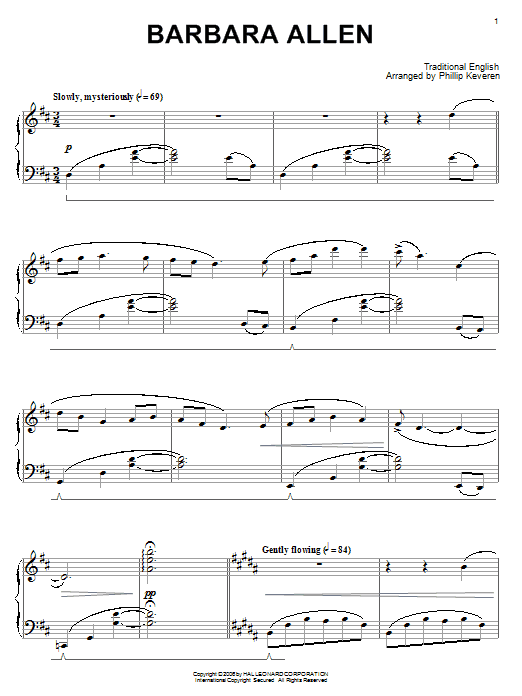 Preview Traditional English Barbara Allen Country sheet music, notes and chords for Piano, SKU: 53921 sheet music, piano notes, chords, guitar tabs, score, transpose, transcribe, how to play, guide, download, learn, tutorial, progression, song, artist, awards, billboard, mtv, vh1, tour, single, album, release