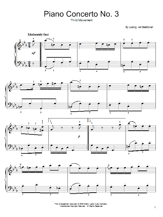 Preview Ludwig van Beethoven Piano Concerto No.3 Op.37, 3rd Movement Classical sheet music, notes and chords for Easy Piano, SKU: 57244 sheet music, piano notes, chords, guitar tabs, score, transpose, transcribe, how to play, guide, download, learn, tutorial, progression, song, artist, awards, billboard, mtv, vh1, tour, single, album, release