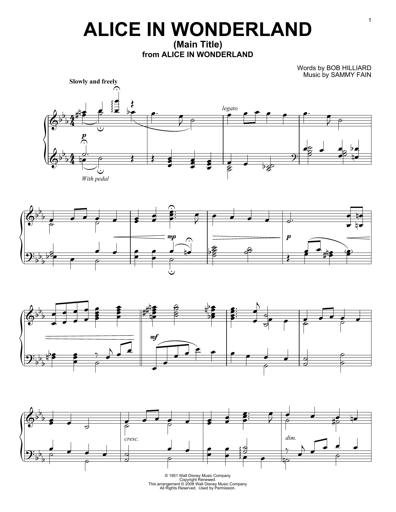 Preview Bill Evans Alice In Wonderland Jazz sheet music, notes and chords for Piano, SKU: 64470 sheet music, piano notes, chords, guitar tabs, score, transpose, transcribe, how to play, guide, download, learn, tutorial, progression, song, artist, awards, billboard, mtv, vh1, tour, single, album, release