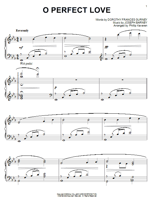 Preview Joseph Barnby O Perfect Love Classical sheet music, notes and chords for Piano, SKU: 70658 sheet music, piano notes, chords, guitar tabs, score, transpose, transcribe, how to play, guide, download, learn, tutorial, progression, song, artist, awards, billboard, mtv, vh1, tour, single, album, release