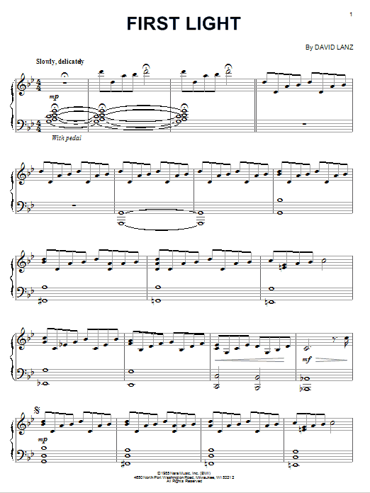 Preview David Lanz First Light New Age sheet music, notes and chords for Piano, SKU: 74766 sheet music, piano notes, chords, guitar tabs, score, transpose, transcribe, how to play, guide, download, learn, tutorial, progression, song, artist, awards, billboard, mtv, vh1, tour, single, album, release