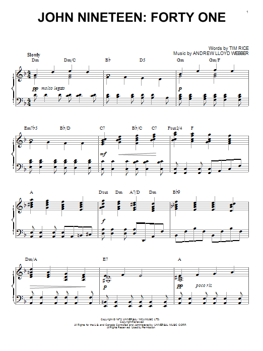 Preview Andrew Lloyd Webber Forty One Broadway sheet music, notes and chords for Piano, SKU: 88618 sheet music, piano notes, chords, guitar tabs, score, transpose, transcribe, how to play, guide, download, learn, tutorial, progression, song, artist, awards, billboard, mtv, vh1, tour, single, album, release