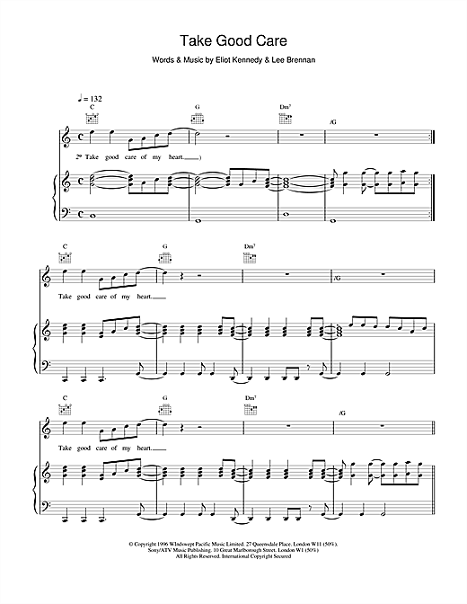 Preview 911 Take Good Care Pop sheet music, notes and chords for Piano, Vocal & Guitar (Right-Hand Melody), SKU: 16255 sheet music, piano notes, chords, guitar tabs, score, transpose, transcribe, how to play, guide, download, learn, tutorial, progression, song, artist, awards, billboard, mtv, vh1, tour, single, album, release