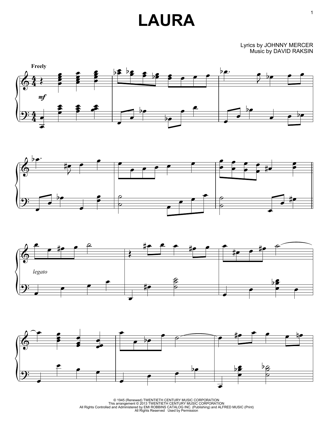 Preview David Raksin Laura Jazz sheet music, notes and chords for Piano, SKU: 99487 sheet music, piano notes, chords, guitar tabs, score, transpose, transcribe, how to play, guide, download, learn, tutorial, progression, song, artist, awards, billboard, mtv, vh1, tour, single, album, release