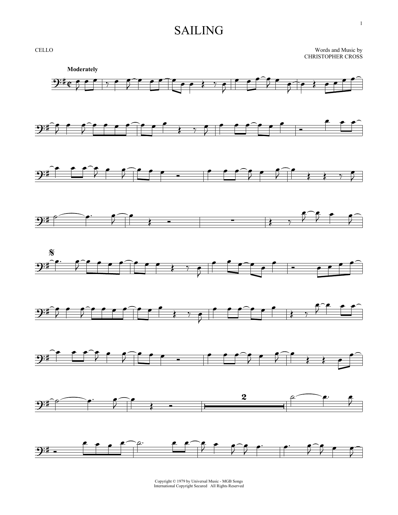Preview 'N Sync Sailing Pop sheet music, notes and chords for Alto Saxophone, SKU: 176462 Download 'N Sync Sailing sheet music and printable PDF score & Pop music notes