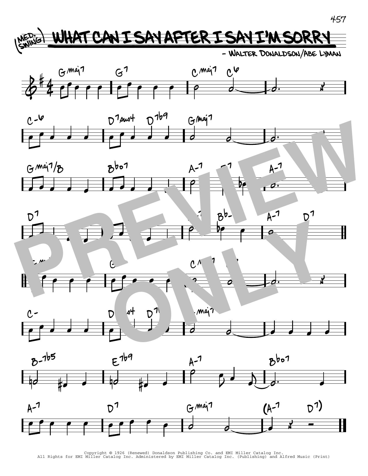 Download Abe Lyman What Can I Say After I Say I'm Sorry sheet music and printable PDF score & Jazz music notes