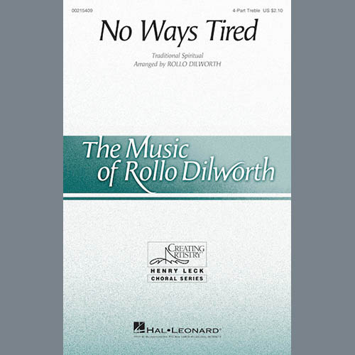 African American Spiritual No Ways Tired (arr. Rollo Dilworth) profile image
