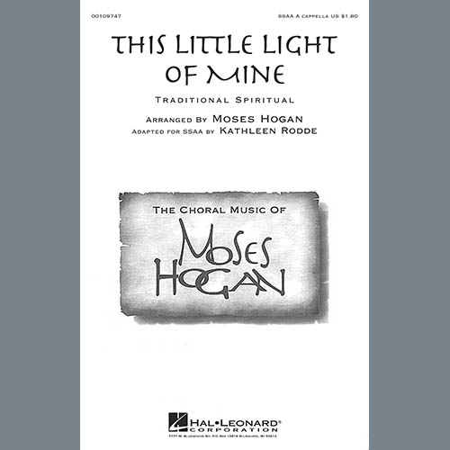 African-American Spiritual This Little Light Of Mine (arr. Mose profile image