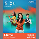 Agata Gojkošek picture from March (Grade 6, list C3, from the ABRSM Flute Syllabus from 2026) released 06/03/2025