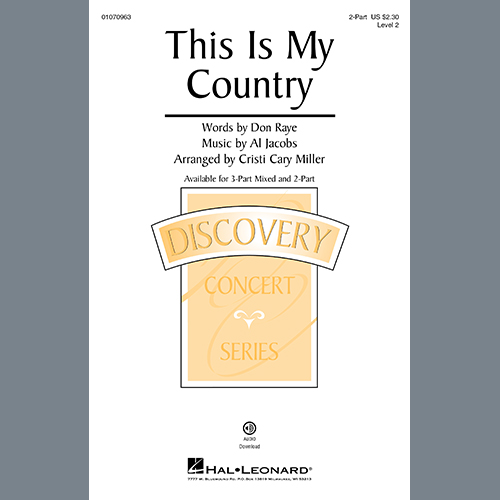 Al Jacobs This Is My Country (arr. Cristi Cary profile image