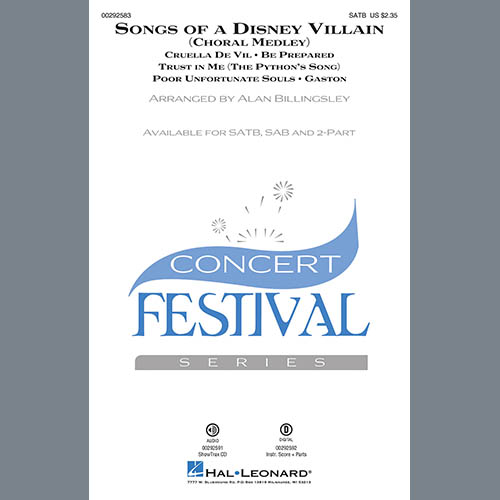 Alan Billingsley Songs Of A Disney Villain (Choral Me profile image